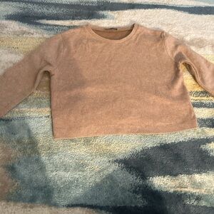 Women’s comfy Zara tan short knit sweater